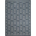 thumbnail image 1 of SAFAVIEH Cottage Lorin Geometric Chevron Indoor/Outdoor Area Rug Ivory/Blue, 8' x 11'2", 1 of 9