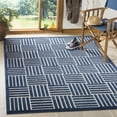 thumbnail image 1 of SAFAVIEH Cottage Portmont Geometric Indoor/Outdoor Area Rug Blue/Grey, 4' x 6', 1 of 5