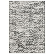 SAFAVIEH Cottage Ronni Chevron Indoor/Outdoor Area Rug, Grey, 8' x 11'2"