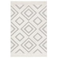 thumbnail image 1 of SAFAVIEH Cottage Wight Geometric Indoor/Outdoor Area Rug, Ivory/Grey, 4' x 6', 1 of 6