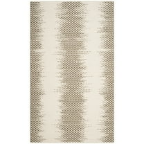 SAFAVIEH Cotton Kilim KLC121B Handwoven Brown / Ivory Rug