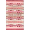 thumbnail image 1 of SAFAVIEH Cotton Kilim Kilim Southwestern Cotton Area Rug, Red/Ivory, 4' x 6', 1 of 11
