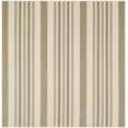 thumbnail image 1 of Safavieh Courtyard Aaron Striped Indoor/Outdoor Area Rug, Beige/Green, 6'7" x 6'7" Square, 1 of 9