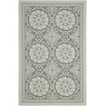 thumbnail image 1 of Safavieh Courtyard Abel Geometric Indoor/Outdoor Area Rug, Light Gray/Anthracite, 4' x 5'7", 1 of 9