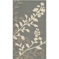 thumbnail image 1 of SAFAVIEH Courtyard Abraham Floral Indoor/Outdoor Area Rug, Anthracite/Beige, 2'7" x 5', 1 of 4