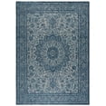 thumbnail image 1 of SAFAVIEH Courtyard Aditya Medallion Indoor/Outdoor Area Rug, Navy/Grey, 8' x 11', 1 of 13