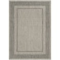 thumbnail image 1 of SAFAVIEH Courtyard Agnes Bordered Indoor/Outdoor Area Rug, Beige/Black, 2'7" x 5', 1 of 9