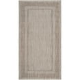 thumbnail image 1 of SAFAVIEH Courtyard Agnes Bordered Indoor/Outdoor Area Rug, Beige/Brown, 2'7" x 5', 1 of 10