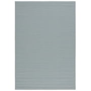 SAFAVIEH Courtyard Alana Contemporary Indoor/Outdoor Area Rug, 4' x 5'7", Aqua/Cream