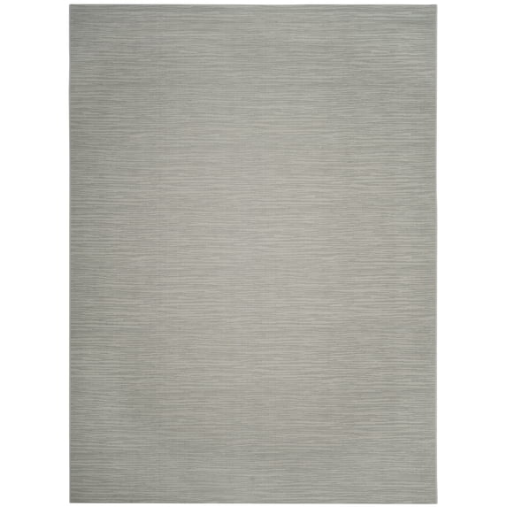 SAFAVIEH Courtyard Alana Contemporary Indoor/Outdoor Area Rug, 8' x 11', Light Grey