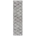 thumbnail image 1 of SAFAVIEH Courtyard Alexa Geometric Indoor/Outdoor Runner Rug, Ivory/Black, 2'3" x 8', 1 of 12