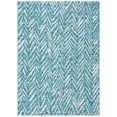 thumbnail image 1 of SAFAVIEH Courtyard Alfonso Chevron Indoor/Outdoor Area Rug, Blue/Grey, 8' x 10', 1 of 13