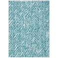 thumbnail image 1 of SAFAVIEH Courtyard Alfonso Chevron Indoor/Outdoor Area Rug, Blue/Grey, 9' x 12', 1 of 6