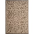 thumbnail image 1 of SAFAVIEH Courtyard Alina Dotted Indoor/Outdoor Area Rug Dark Beige/Beige, 5'3" x 7'7", 1 of 4