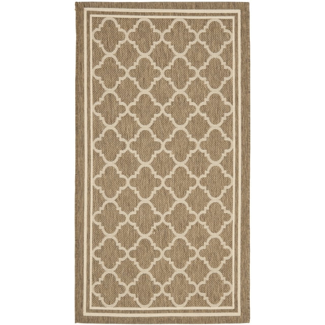 SAFAVIEH Courtyard Alina Geometric Indoor/Outdoor Area Rug, 2'7" x 5