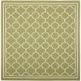 thumbnail image 1 of Safavieh Courtyard Alina Geometric Quatrefoil Indoor/Outdoor Area Rug, Green/Beige, 5'3" x 5'3" Square, 1 of 16