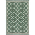 thumbnail image 1 of Safavieh Courtyard Alina Geometric Quatrefoil Indoor/Outdoor Area Rug, Dark Green/Beige, 4' x 5'7", 1 of 14