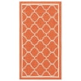 thumbnail image 1 of Safavieh Courtyard Alina Geometric Quatrefoil Indoor/Outdoor Area Rug, Terracotta/Bone, 2' x 3'7", 1 of 15
