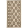 thumbnail image 1 of SAFAVIEH Courtyard Allison Oriental Indoor/Outdoor Area Rug, Brown/Bone, 2' x 3'7", 1 of 8