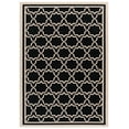 thumbnail image 1 of SAFAVIEH Courtyard Allison Oriental Indoor/Outdoor Area Rug, Black/Beige, 6'7" x 9'6", 1 of 12