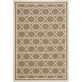 thumbnail image 1 of SAFAVIEH Courtyard Allison Oriental Indoor/Outdoor Area Rug, Brown/Bone, 6'7" x 6'7" Round, 1 of 10