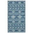 thumbnail image 1 of Safavieh Courtyard Allycia Geometric Indoor/Outdoor Area Rug, Navy/Aqua, 2' x 3'7", 1 of 14