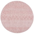 thumbnail image 1 of SAFAVIEH Courtyard Altan Geometric Indoor/Outdoor Area Rug, Beige/Rust, 6'7" x 6'7" Round, 1 of 9