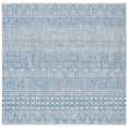 thumbnail image 1 of SAFAVIEH Courtyard Altan Geometric Indoor/Outdoor Area Rug, Grey/Navy, 7'10" x 7'10" Square, 1 of 15