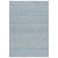 thumbnail image 1 of SAFAVIEH Courtyard Altan Geometric Indoor/Outdoor Area Rug, Light Grey/Aqua, 4' x 5'7", 1 of 16