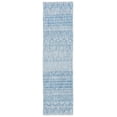 thumbnail image 1 of SAFAVIEH Courtyard Altan Geometric Indoor/Outdoor Runner Rug, Grey/Navy, 2'3" x 12', 1 of 11