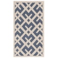 thumbnail image 1 of Safavieh Courtyard Alvin Geometric Indoor/Outdoor Area Rug, Blue/Bone, 2' x 3'7", 1 of 10