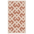 thumbnail image 1 of Safavieh Courtyard Alvin Geometric Indoor/Outdoor Area Rug, Terracotta/Bone, 2' x 3'7", 1 of 9
