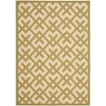 thumbnail image 1 of SAFAVIEH Courtyard Alvin Geometric Indoor/Outdoor Area Rug, 4' x 5'7", Beige/Green, 1 of 5
