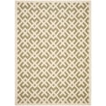 thumbnail image 1 of Safavieh Courtyard Alvin Geometric Indoor/Outdoor Area Rug, Green/Bone, 9' x 12', 1 of 11