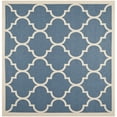 thumbnail image 1 of SAFAVIEH Courtyard Alyssa Geometric Indoor/Outdoor Area Rug, Blue/Beige, 7'10" x 7'10" Square, 1 of 3