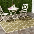thumbnail image 1 of SAFAVIEH Courtyard Alyssa Geometric Indoor/Outdoor Area Rug, Green/Beige, 8' x 11', 1 of 7