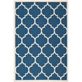 thumbnail image 1 of Safavieh Courtyard Alyssa Geometric Indoor/Outdoor Area Rug, Navy/Beige, 5'3" x 7'7", 1 of 14