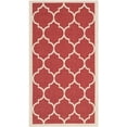 thumbnail image 1 of Safavieh Courtyard Alyssa Geometric Indoor/Outdoor Area Rug, Red/Bone, 2' x 3'7", 1 of 19