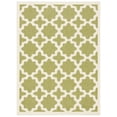 thumbnail image 1 of SAFAVIEH Courtyard Amanda Geometric Indoor/Outdoor Area Rug, 4' x 5'7", Green/Beige, 1 of 10
