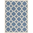 thumbnail image 1 of SAFAVIEH Courtyard Amanda Geometric Indoor/Outdoor Area Rug, 9' x 12', Blue/Beige, 1 of 10