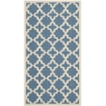 thumbnail image 1 of SAFAVIEH Courtyard Amanda Geometric Indoor/Outdoor Area Rug, Blue/Beige, 2'7" x 5', 1 of 10