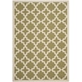 thumbnail image 1 of SAFAVIEH Courtyard Amanda Geometric Indoor/Outdoor Area Rug, Green/Beige, 6'7" x 9'6", 1 of 4