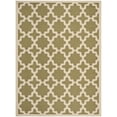 thumbnail image 1 of SAFAVIEH Courtyard Amanda Geometric Indoor/Outdoor Area Rug, Green/Beige, 9' x 12', 1 of 4