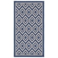 thumbnail image 1 of Safavieh Courtyard Amelia Geometric Indoor/Outdoor Area Rug, Blue/Beige, 2' x 3'7", 1 of 15