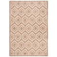 thumbnail image 1 of Safavieh Courtyard Amelia Geometric Indoor/Outdoor Area Rug, Brown/Bone, 5'3" x 7'7", 1 of 14
