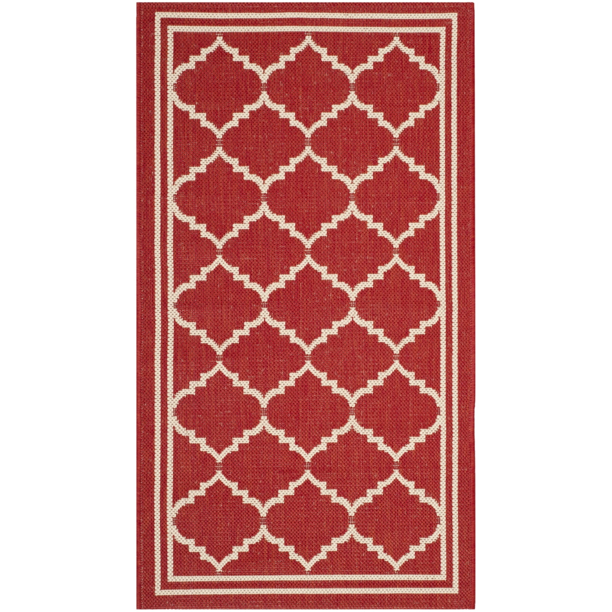 SAFAVIEH Courtyard Amy Geometric Indoor/Outdoor Area Rug, 2' x 3'7