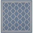thumbnail image 1 of Safavieh Courtyard Amy Geometric Indoor/Outdoor Area Rug, Blue/Beige, 6'7" x 6'7" Square, 1 of 11
