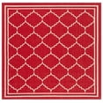 thumbnail image 1 of Safavieh Courtyard Amy Geometric Indoor/Outdoor Area Rug, Red/Beige, 6'7" x 6'7" Square, 1 of 18