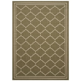 8' X 11' Cream Moroccan Indoor Outdoor Area Rug 8' X 11' Cream Moroccan Indoor Outdoor Area Rug