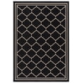 thumbnail image 1 of Safavieh Courtyard Amy Geometric Indoor/Outdoor Area Rug, Black/Creme, 4' x 5'7", 1 of 11